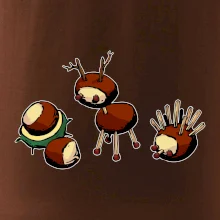 Kaštanová zvířátka - v řadě