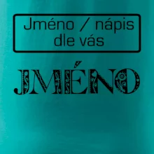 Folklor - jméno - nápis