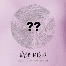 Vaše místo - vrstevnice v kruhu