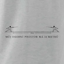 Můj osobní prostor má 14 metrů