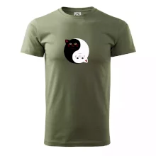 Kočky jin jang barevné