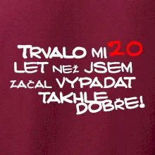 Trvalo mi 20 let než jsem začal vypadat takhle dobře