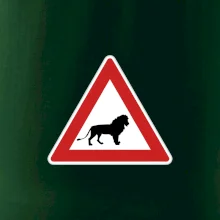 Dopravní značka - Pozor lev