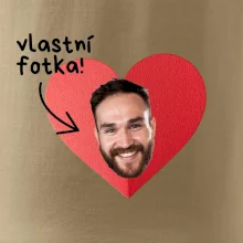 Vlastní fotka v srdci