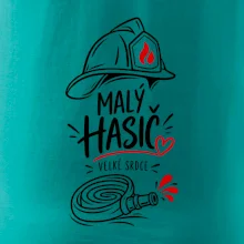 Malý hasič s velkým srdcem - minimalistická kresba