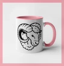 Černá Hlava berana obrys