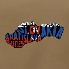 Mapy - názvy měst - Slovensko