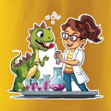 Chemik a dinosaurus - Holka