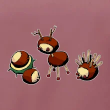 Kaštanová zvířátka - v řadě