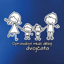 Opravdoví muži dělají dvojčata - kluk kluk
