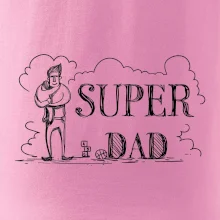 Kreslený nápis super dad
