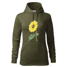 Slunečnice otočená