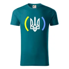 Ukrajina trojzubec s barvami Ukrajina trojzubec s barvami