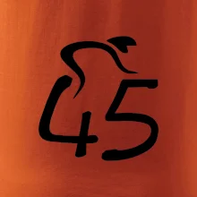 Cyklista slaví pětačtyřicítku (45)