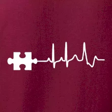 EKG puzzle rozpojené