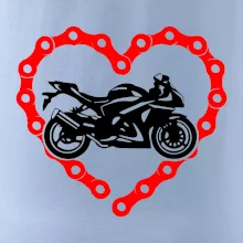 Moto srdce řetěz - supersport