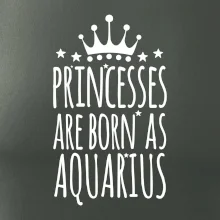 Princesses are born as Aquarius - Vodnář