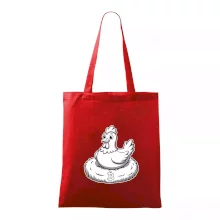 Kuře sedící na bitcoinovém hnízdě