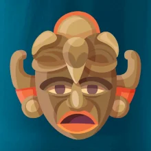 Mayové maska černoch