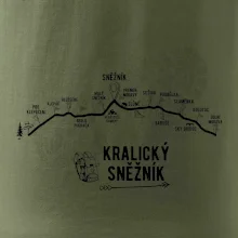 Profil kopců - Kralický Sněžník