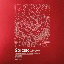 Špičák - vrstevnice v obdélníku