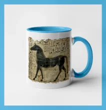 Egyptské hieroglyfy kůň