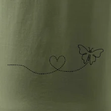 Dráha letu motýla - srdce