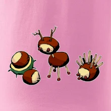 Kaštanová zvířátka - v řadě