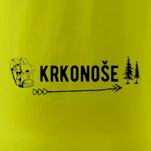 Krkonoše nápis