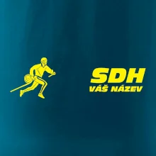 Hasičský sport SDH + váš název ŽLUTÁ