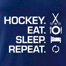 Pozemní hokej eat sleep repeat