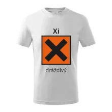Xi Dráždivý - Výstražná tabulka na tričku