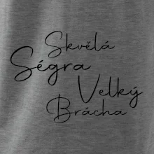 Velký brácha - nápis na zádech