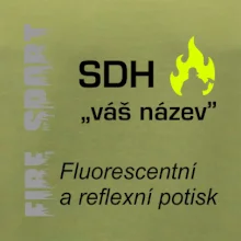 SDH Váš název - FLUO + Reflexní potisk