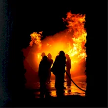 Hasiči při zásahu