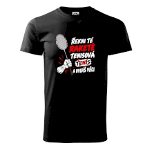 Badmintonová raketa není tenisová