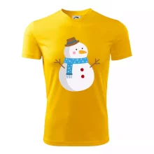 Sněhulák se šálou