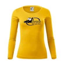 Bagrista v kruhu - vlastní nápis