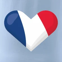 Francouzská vlajka srdce