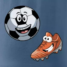 Parové triko - Kopačka a míč