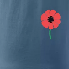 Vlčí mák ikonka na prsu