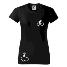 Mapa ČR + kolo na prsu