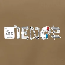 Science věda nápis