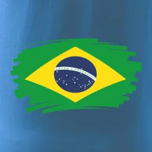 Brazílie vlajka štětkou