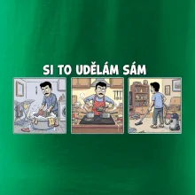 Si to udělám sám - muž s knírkem