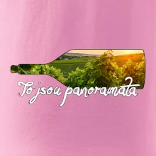 To jsou panoramata vinice