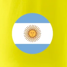 Argentina vlajka kulatá