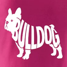 Bulldog  nápis v těle