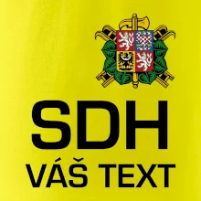 Sbor dobrovolných hasičů - znak bez nápisu + Nápis na zádech
