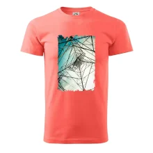 Barevné nebe - stožáry vysokého napětí